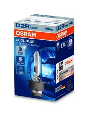 Лампа D2R 35W P32D-3 COOL BLUE INTENSE упаковка коробка osram 66250CBI