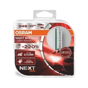 ЛАМПА D4S 35W P32d-5 DUO XENARC NIGHT BREAKER LASER (NEXT GEN) osram 66440XNNHCB