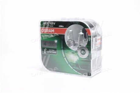 Лампа фарная H7 12V 55W PX26d ULTRA LIFE (компл.) osram 64210ULTHCBDUO на Рендж (ленд) ровер Фрилендер 2