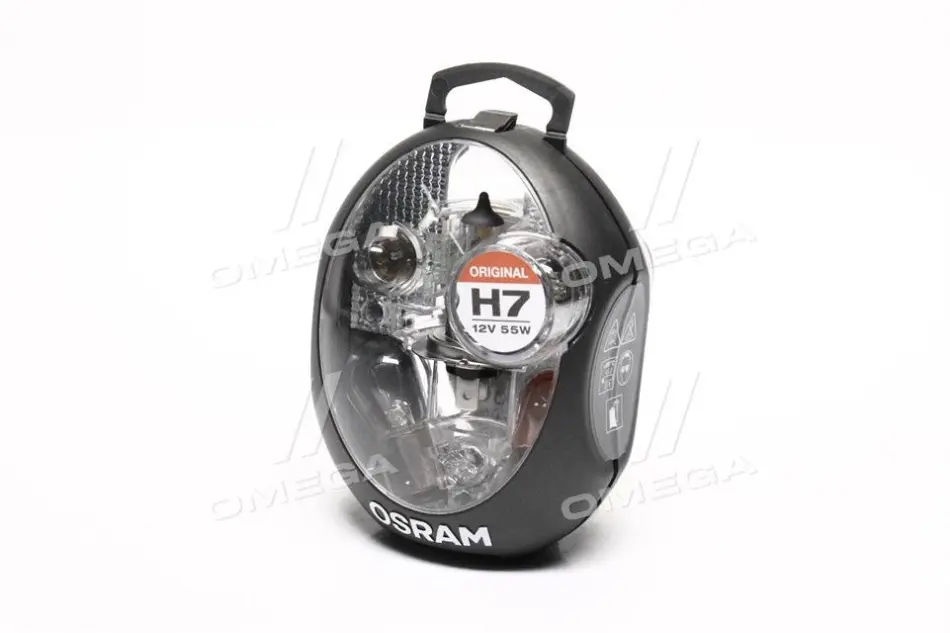 Лампа фарная (набор) H7 12V 55W PX26d (пр-во OSRAM) Osram CLKMH7 (фото 1)