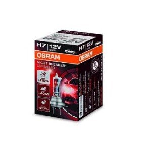 Лампа галогенная Night Breaker Unlimited +110% H7 12V 55W osram 64210NBU