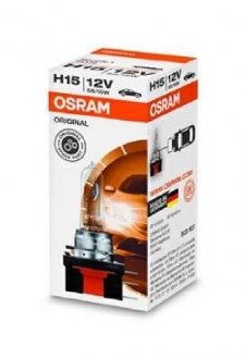 Лампа H15 12V 15/55W PGJ23t-1 osram 64176