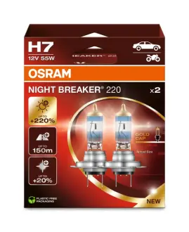 ЛАМПА H7 PX26d 12V 55W NIGHT BREAKER +220% DUO BOX osram 64210NB2202HB Фольксваген Гольф 6