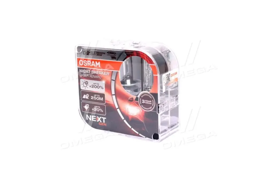 Лампа ксенонова D2S XENARC NIGHT BREAKER LASER Next Gen 35Вт, PK32d-2 (+220) компл.(вир-во OSRAM) osram 66240XNNHCB