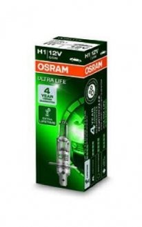 Лампа Ultra Life H1 55W 12V P14,5S (потроєний строк служби) osram 64150ULT