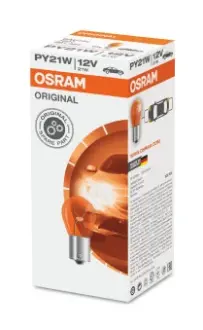 Лампа PY21W 12V 21W BAU15S osram 7507