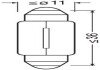 Лампа софітна допоможе. освітлення C5W 12V 5W SV8.5-8 (2 шт) blister osram 6418-2BL