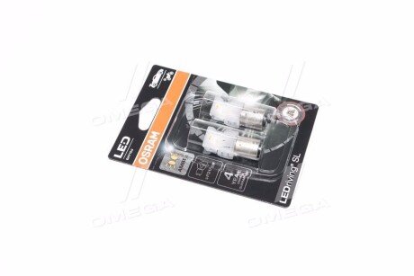 Лампа светодиодная P21/5W 6000K 12V 2,5W BAY15 LEDriving SL желтый (2шт.) osram 7528DYP02B