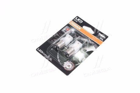 Лампа светодиодная P21/5W Red 12V 3W BAY15 LEDriving SL (2шт.) osram 7528DRP02B