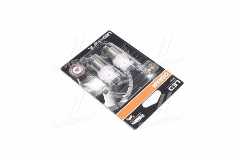 Лампа светодиодная P21W LED 12V 1,3 W BA15S LEDriving SL (blister 2шт) желтая osram 7506DYP02B