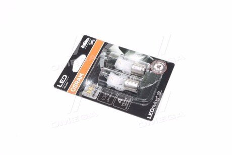 Лампа светодиодная PY21W LED 12V 1W BAU15S LEDriving SL (blister 2шт) osram 7507DYP-02B