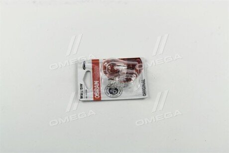 Лампа вспомогат. освещения 12V 21/5W W3x16q (2 шт) blister osram 751502B