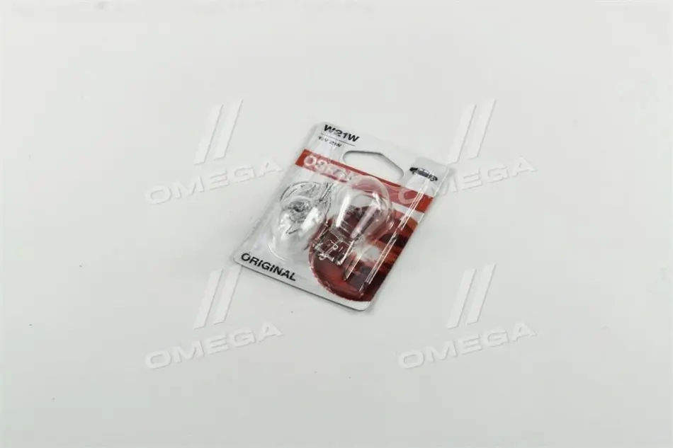 Лампа вспомогат. освещения 12V 21W W3x16d (2 шт) blister (пр-во OSRAM) Osram 7505-02B (фото 1)