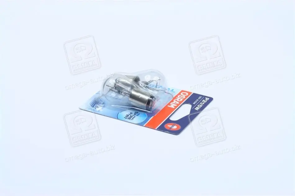 Лампа вспомогат. освещения P21/5W 12V 21/5W BAY15d (2шт.) blister (пр-во OSRAM) osram 752802B