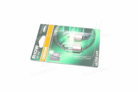 Лампа вспомогат. освещения R10W 12V 10W BA15s Ultra Life (blister 2шт) (пр-во OSRAM) Osram 5008ULT02B