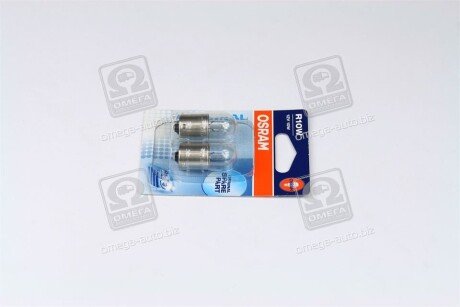 Лампа вспомогат. освещения R10W 12V 10W ВА15s (2 шт) blister osram 500802B