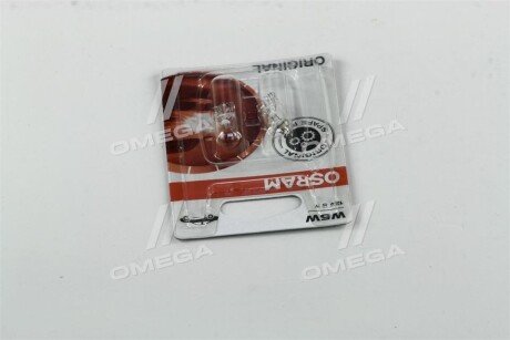 Лампа вспомогат. освещения W5W 12V 5W W2,1X9,5d ORIGINAL LINE (2 шт) blister osram 282502B
