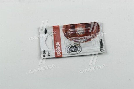 Лампа вспомогат. освещения W5W 12V 5W W2,1X9,5d ORIGINAL LINE (2 шт) blister osram 282502B