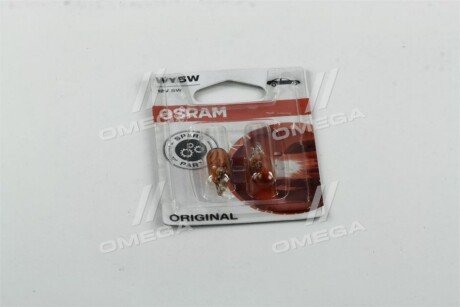 Лампа вспомогат. освещения WY5W 12V 5W W2,1x9,5d (2 шт) blister osram 282702B на Митсубиси Аутлендер 1