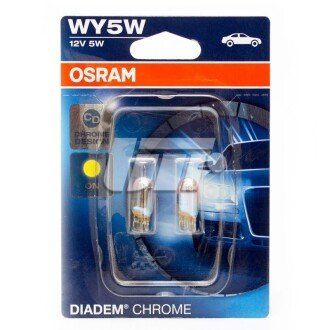 Лампа вспомогат. освещения WY5W 12V 5W W2,1x9,5d DIADEM CHROME (компл.) osram 2827DC02B на Ситроен С5 х7