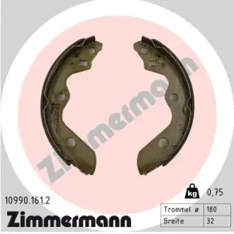 Колодки ручного (стоячого) гальма Otto Zimmermann GmbH 109901612