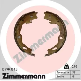 Колодки ручного (стоячого) гальма Otto Zimmermann GmbH 109901613
