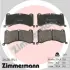 Передние тормозные колодки otto zimmermann gmbh 214761751