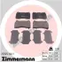 Тормозные колодки otto zimmermann gmbh 233251601