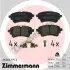 Тормозные колодки otto zimmermann gmbh 262651753
