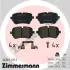 Гальмiвнi колодки дисковi заднi otto zimmermann gmbh 262671702