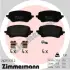 Гальмiвнi колодки дисковi otto zimmermann gmbh 262711752