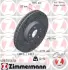 Диск гальмівний BLACK Z лівий Otto Zimmermann GmbH 400555454 (фото 1)