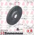Диск гальмівний BLACK Z лівий otto zimmermann gmbh 600326654