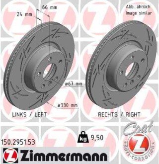 Тормозні (гальмівні) колодки otto Zimmermann GmbH 150295153 на Бмв 5 серии