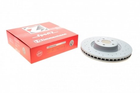 Вентильований гальмівний диск otto Zimmermann GmbH 100.3360.52