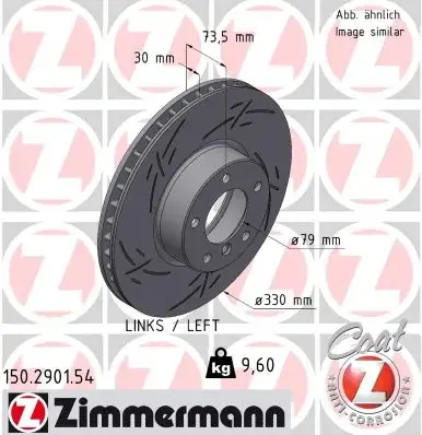Тормозные колодки otto zimmermann gmbh 150.2901.54