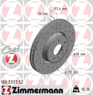 Гальмiвнi диски Otto Zimmermann GmbH 100337752