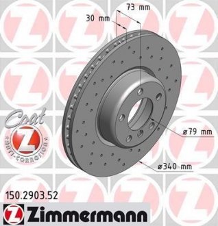 Гальмiвнi диски Sport otto Zimmermann GmbH 150290352