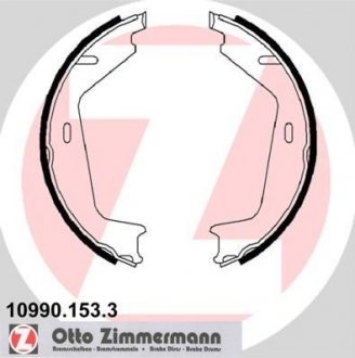Колодки ручного (стоячого) тормоза otto Zimmermann GmbH 109901533