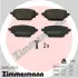 Тормозні (гальмівні) колодки Otto Zimmermann GmbH 266541702 (фото 1)