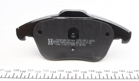 Передні тормозні (гальмівні) колодки otto Zimmermann GmbH 243321851