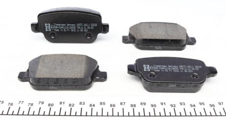 Задні тормозні (гальмівні) колодки otto Zimmermann GmbH 245371601