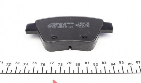 Задні тормозні (гальмівні) колодки otto Zimmermann GmbH 245631651