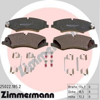 Тормозные колодки otto Zimmermann GmbH 25022.185.2