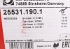 Тормозні (гальмівні) колодки otto Zimmermann GmbH 25531.190.1