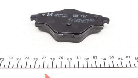 Задні тормозні (гальмівні) колодки otto Zimmermann GmbH 258271751