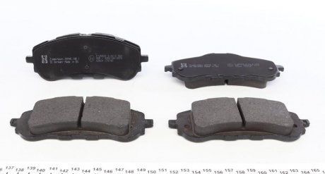 Тормозні (гальмівні) колодки otto Zimmermann GmbH 258951851