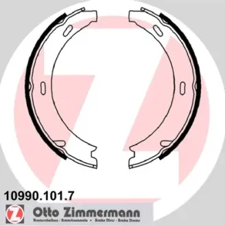 Колодки ручного (стоячого) гальма Otto Zimmermann GmbH 109901017