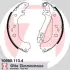 Колодки ручного (стоячого) тормоза otto zimmermann gmbh 109901134