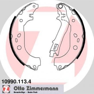 Колодки ручного (стоячого) гальма otto Zimmermann GmbH 109901134
